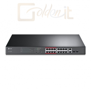 Hálózati eszközök TP-Link TL-SL1218MP 16-Port 10/100Mbps + 2-Port Gigabit Unmanaged PoE Switch - TL-SL1218MP