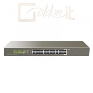 Hálózati eszközök Tenda TEG1124P-4-250W 24-Port Gigabit Desktop Switch with 24-Port PoE - TEG1124P-24-250W