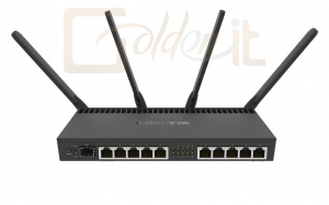 Hálózati eszközök Mikrotik RouterBoard RB4011IGS+5HACQ2HND-IN 10port GbE LAN/WAN 1xSFP+ Smart router - RB4011IGS+5HACQ2HND-IN