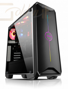 Ház AIO Magnum Window RGB Black - GPA180902