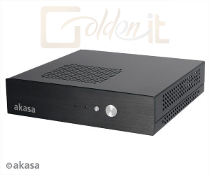 Ház Akasa Cypher Thin ITX 120W Black - AK-ITX04M-12EU