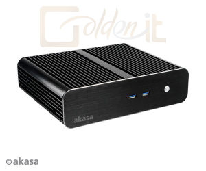 Ház Akasa Euler S Thin mini-ITX Black - A-ITX10-M1B