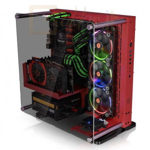 Ház Thermaltake Core P3 Tempered Glass Red Edition - CA-1G4-00M3WN-03