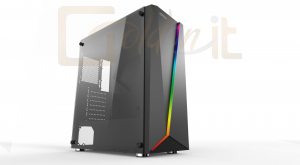 Ház AIO Lumina Gamer Tempered Glass Black - GPE180303