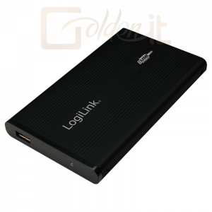 Mobilrack Logilink UA0040B Enclosure 2,5 Inch IDE HDD USB 2.0 Aluminium Black - UA0040B