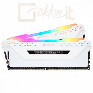 RAM Corsair 16GB DDR4 2666MHz Kit (2x8GB) Vengeance RGB Pro White - CMW16GX4M2A2666C16W