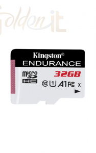 USB Ram Drive Kingston 32GB microSDHC High Endurance Class10 A1 UHS-I adapter nélkül - SDCE/32GB