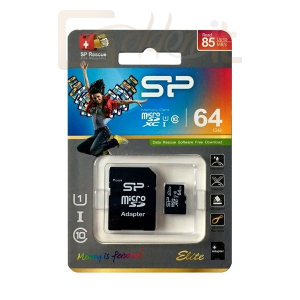 USB Ram Drive Silicon Power 64GB microSDXC UHS-I + adapterrel - SP064GBSTXBU1V10SP