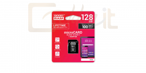 USB Ram Drive Good Ram 128GB microSDXC Class 10 UHS-I + adapterrel - M1AA-1280R12