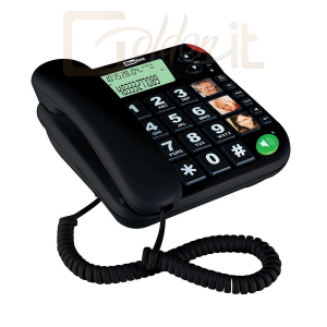 Mobil készülékek Maxcom KXT480 Vezetékes telefon Black - KXT480CZ