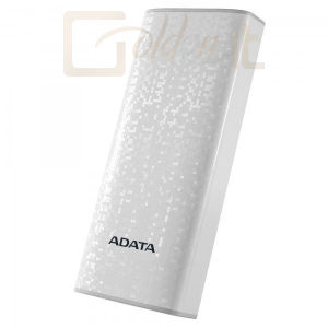 Powerbank vésztöltők A-Data P10000 10000mAh Power Bank White - AP10000-DUSB-CWH