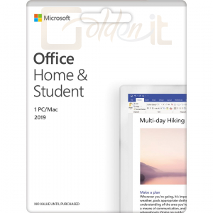 Szoftver - Office Microsoft Office 2019 Home & Student (Elektronikus licenc szoftver) - 79G-05018