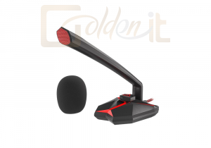 Fejhallgatók, mikrofonok Natec Genesis Radium 200 Gaming microphone Black - NGM-1392