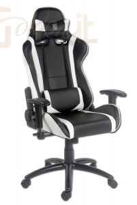 Gamer szék LC Power LC-GC-2 Black/White - LC-GC-2