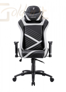 Gamer szék Tesoro Zone Speed Gaming chair Black/White - F700_WHITE