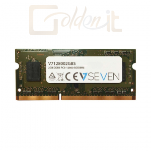 RAM - Notebook V7 2GB DDR3 1600MHz SODIMM - V7128002GBS
