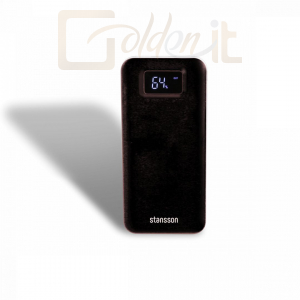 Powerbank vésztöltők Stansson  PBC500B-135 13500mAh Powerbank Black - PBC500B-135