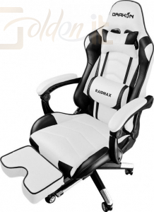 Gamer szék RaidMax Drakon DK709 Gaming Chair Black/White - DK709WT