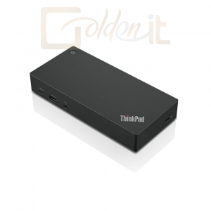 Notebook kiegészitők Lenovo ThinkPad USB-C Dock Gen 2 Black - 40AS0090EU