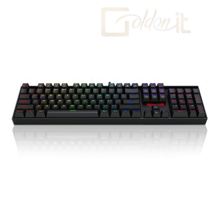 Billentyűzet Redragon Mitra RGB Backlit Mechanical Keyboard with Blue Switches Black HU, HUN - K551RGB-1_ BLUE_HU