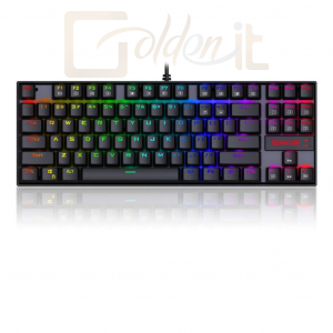Billentyűzet Redragon Kumara RGB Backlit Mechanical Gaming Keyboard Brown Switches Black HU,HUN - K552RGB-1_BROWN_HU