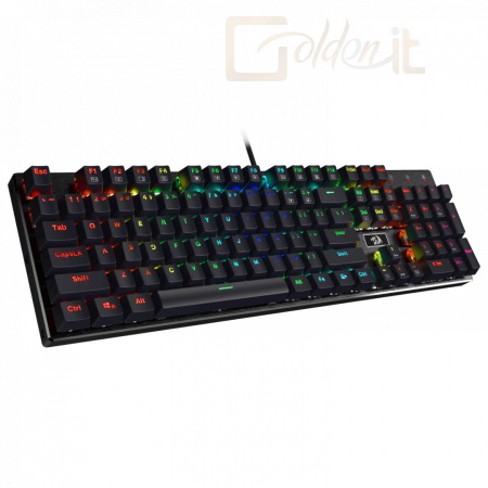 Billentyűzet Redragon Devarajas RGB Mechanical Gaming Keyboard Blue Switches Black HU, HUN - K556RGB_BLUE_HU