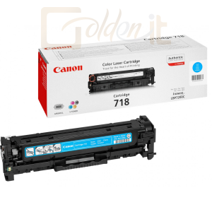 Nyomtató - Tintapatron Canon CRG 718 Cyan toner - 2661B002