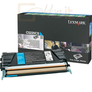 Nyomtató - Tintapatron Lexmark C5220CS Blue toner - 00C5220CS