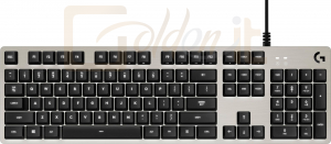 Billentyűzet Logitech G413 Gamer mechanical keyboard Silver US - 920-008476