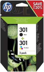 Nyomtató - Tintapatron HP N9J72AE (301) Black + Color tintapatron - N9J72AE