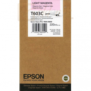 Nyomtató - Tintapatron Epson T603C Light Magenta - C13T603C00