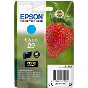 Nyomtató - Tintapatron Epson T2982 (29) Cyan - C13T29824012