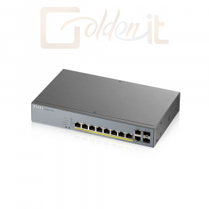 Hálózati eszközök ZyXEL GS1350-12HP 8-port GbE Smart Managed PoE Switch with GbE Uplink - GS1350-12HP-EU0101F