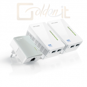 Hálózati eszközök TP-Link TL-WPA4220T KIT AV500 Powerline Universal WiFi Range Extender, 2 Ethernet Ports, Network Kit - TL-WPA4220T KIT