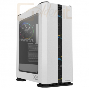 Ház Zalman X3 Window White - X3 WHITE