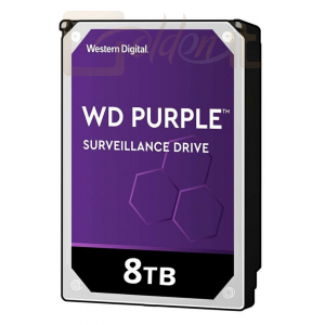 Winchester (belső) Western Digital 8TB 7200rpm SATA-600 256MB Purple WD82PURZ - WD82PURZ