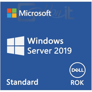 Szoftver - Operációs rendszer Microsoft DELL EMC Windows Server 2019 Standard Edition 16 CORE, 64bit ROK - English (WSOS). - 634-BSFX