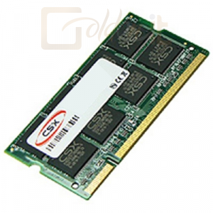 RAM - Notebook CSX 4GB DDR3 1066MHz SODIMM - CSXD3SO1066-2R8-4GB