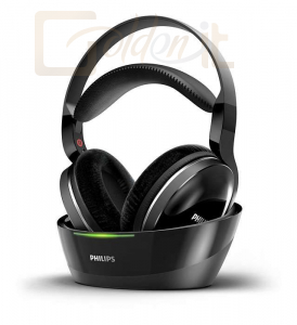 Fejhallgatók, mikrofonok Philips SHD8850 Wireless Headphone Black - SHD8850/12