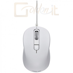 Egér Asus MU101C Wired Blue Ray Mouse White - MU101C MOUSE/WH