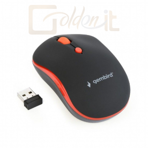 Egér Gembird MUSW-4B-03-R Wireless optical mouse Black/Red - MUSW-4B-03-R