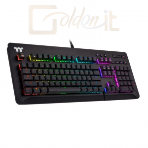 Billentyűzet Thermaltake TT eSports Level 20 GT RGB (Cherry MX Blue) Mechanical Gaming Keyboard Black US - GKB-LVG-BLBRUS-01