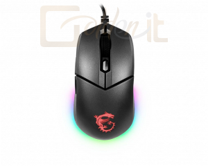 Egér Msi GM11 Clutch Gaming Mouse Black - S12-0401650-CLA