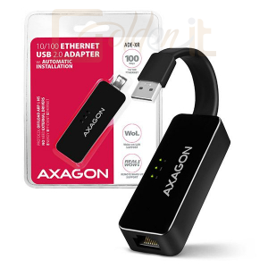Hálózati eszközök AXAGON ADE-XR 10/100 Ethernet USB2.0 Adapter - ADE-XR