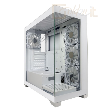 LC-Power 715W Seamless Pale X White