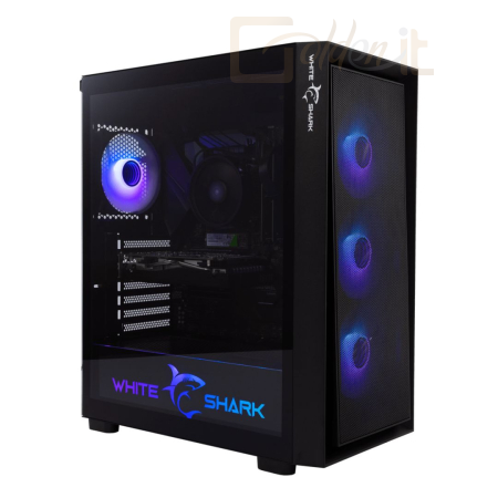 White Shark Warhead 3 Tempered Glass Black