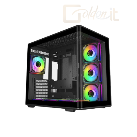 Cooler Master Elite 600 Tempered Glass Black