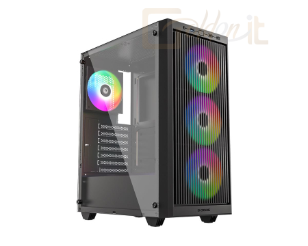 ID-COOLING WARE 310 ARGB Tempered Glass Black