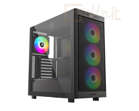 ID-COOLING WARE 510 ARGB Tempered Glass Black
